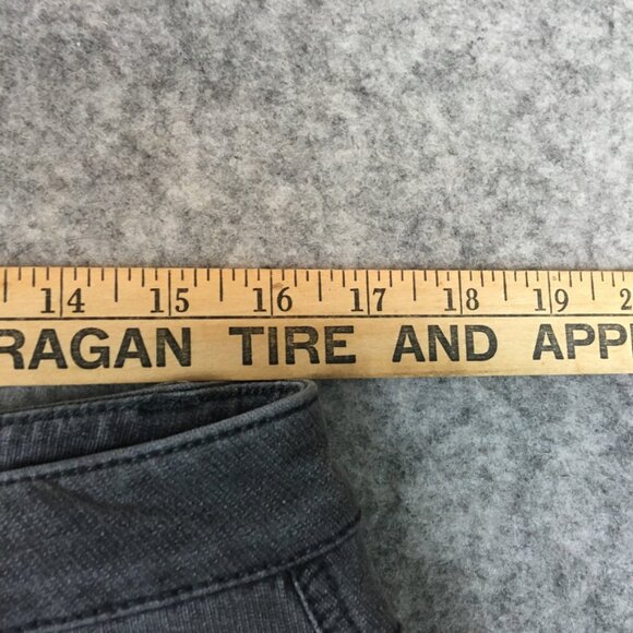 Dream Jeannes Quacker Factory Jeans 10 30 High Rise Boot Gray Soft Stretch Solid - Picture 7 of 14